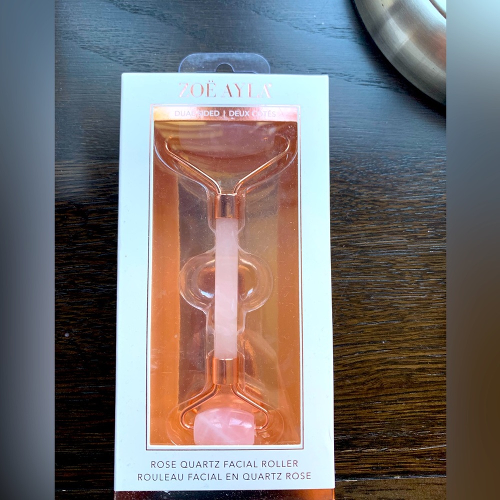Rose Quartz Facial Roller - New in box!
